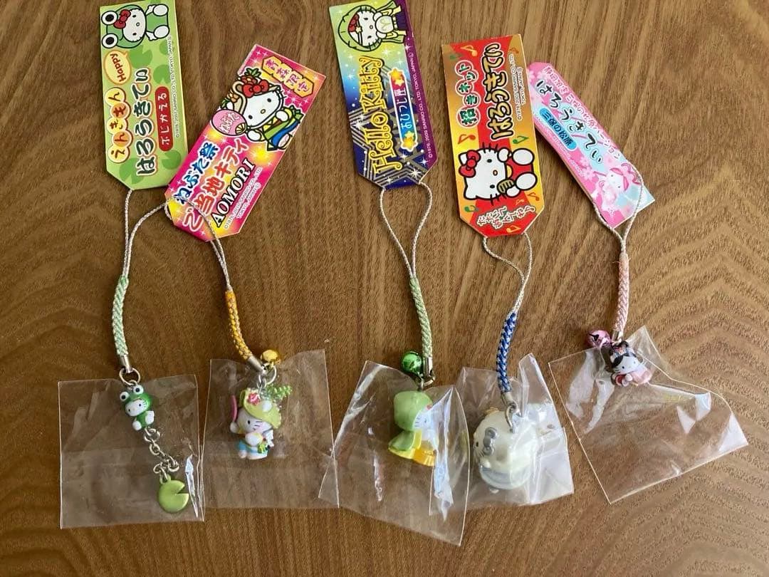 ハローキティ ストラップ 6個セット