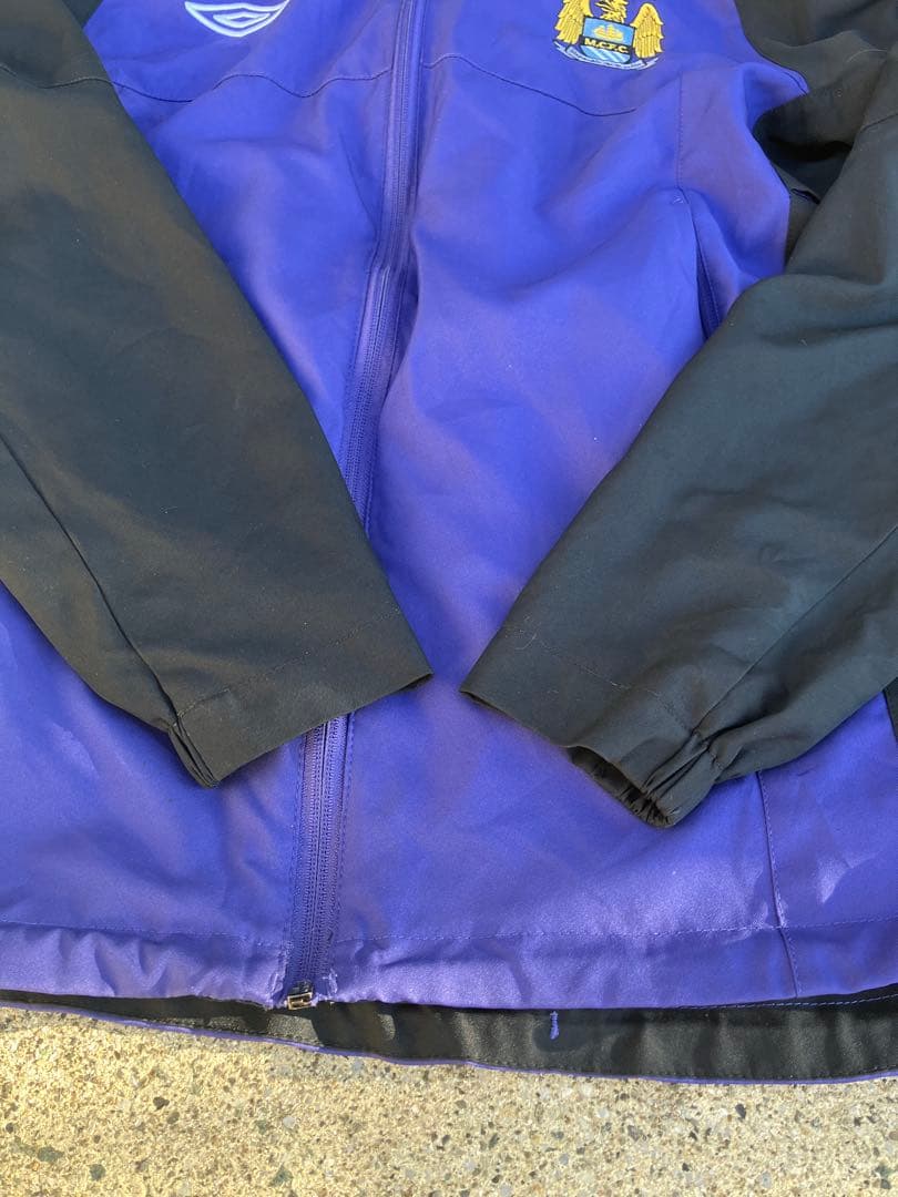 【希少】UMBRO×マンチェスターシティ/フード付きジャケット/ジャージ/M