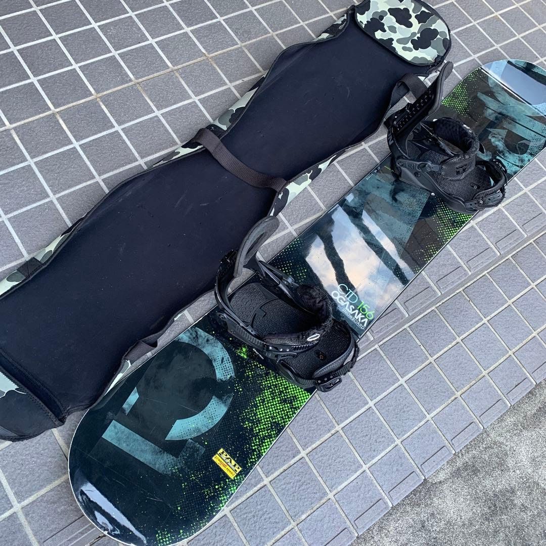 OGASAKA CTD 156 スノーボード バインディング ブーツ 付き