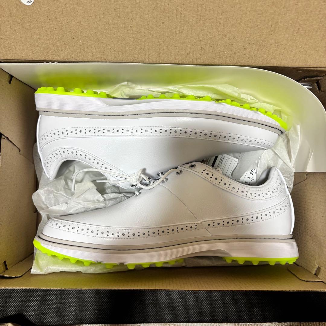 27cm adidas Golf MC80 ゴルフシューズ ID4748 白
