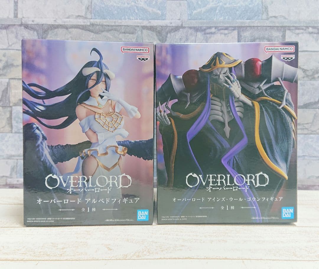 オーバーロード フィギュア　アインズ　アルベド　シャルティア　ナーベラル バニー