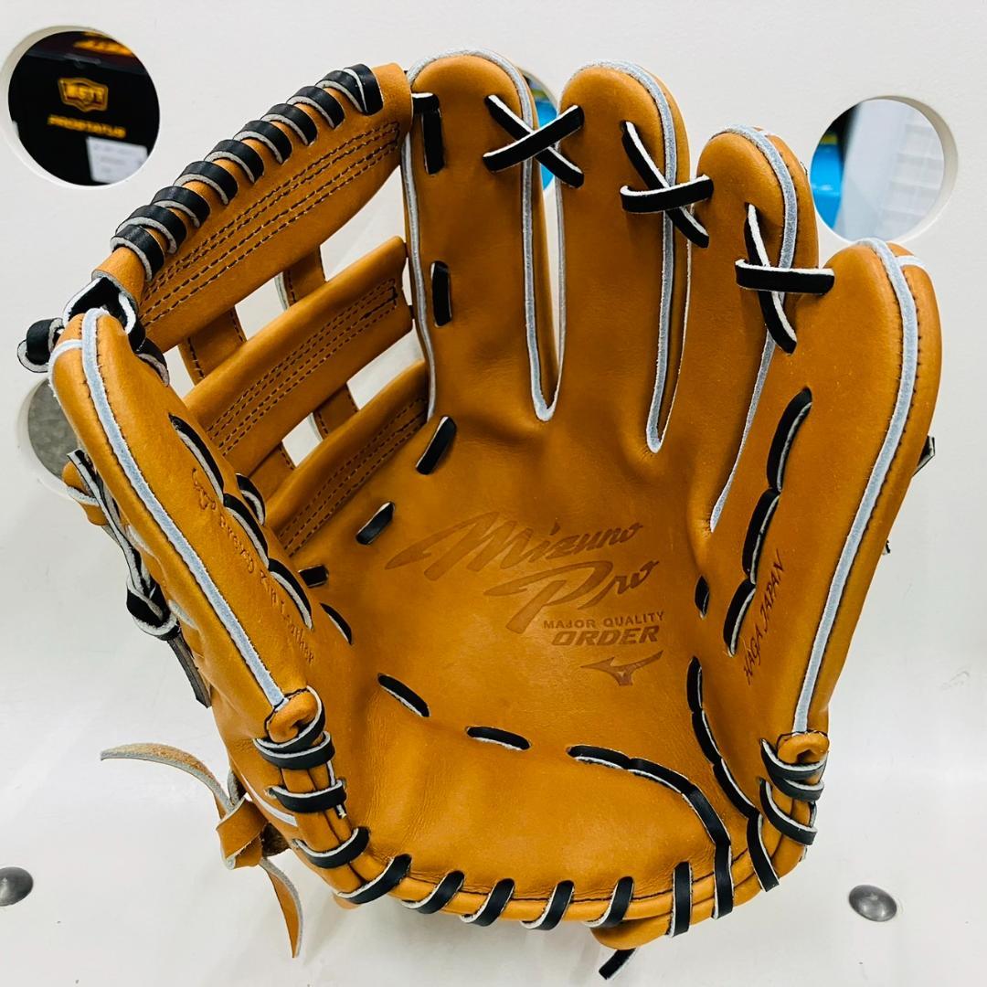 値下げ　ミズノプロ　オリジナルオーダーグラブ　硬式　内野手用　T型　高校野球対応