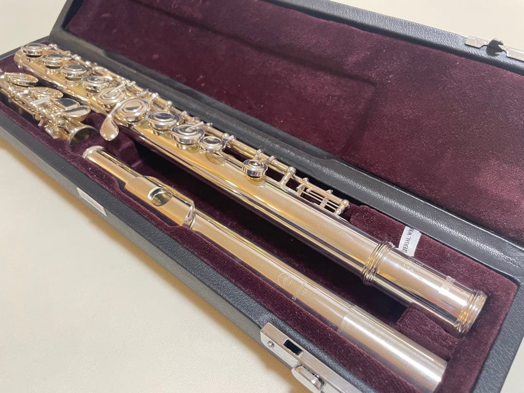 ★ほぼ未使用品★ フルート ヤマハ YFL312 頭部管銀製 ケース付き