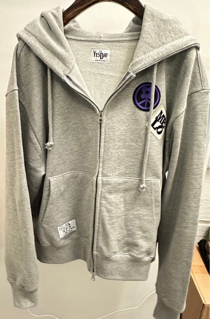 saya　マウスラビット　パーカー　グレー　チャコール　２枚セット