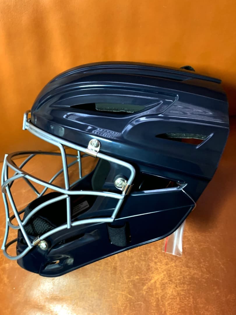 新品☆アメリカ国内限定☆UAマスク＋adidasプロテクター・レガース★紺