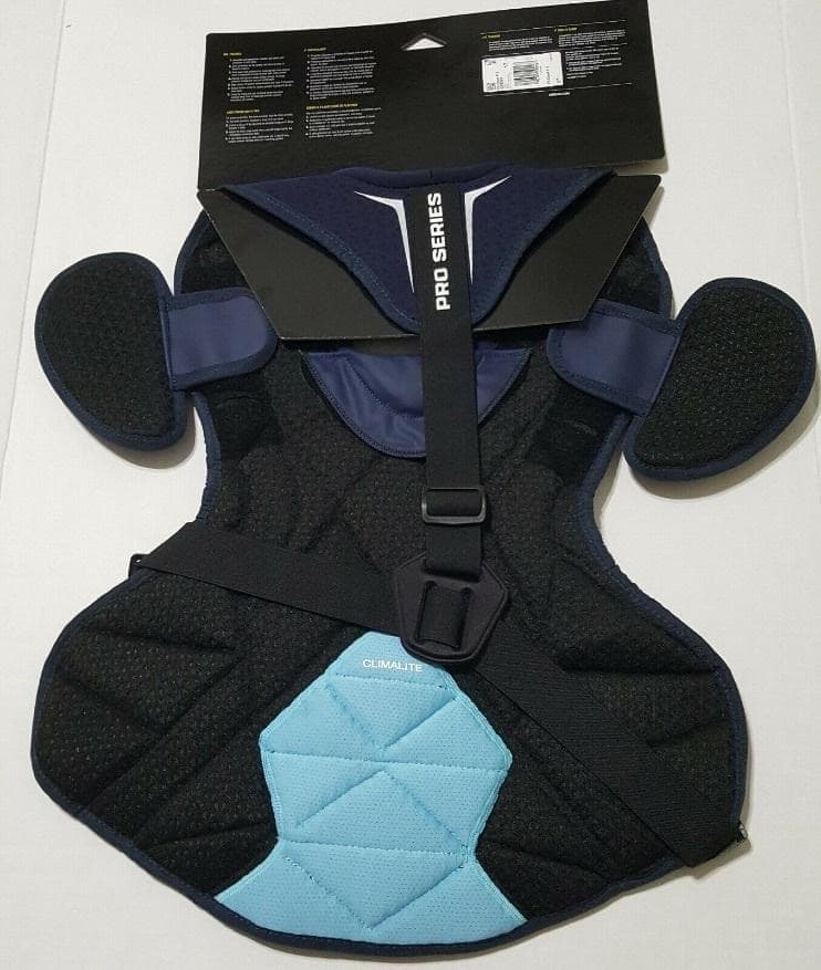 新品☆アメリカ国内限定☆UAマスク＋adidasプロテクター・レガース★紺