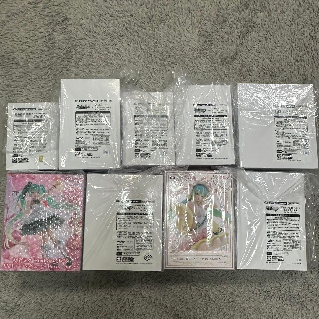 【タイクレ限定多め】大人気フィギュア まとめ売り 9点 (初音ミク 他...)