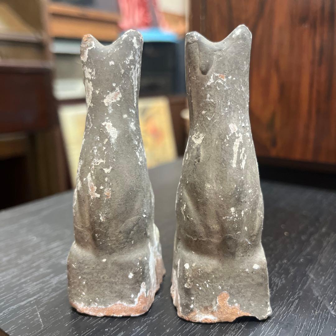 古作 土人形 狐 郷土人形 今戸人形 江戸期　アンティーク