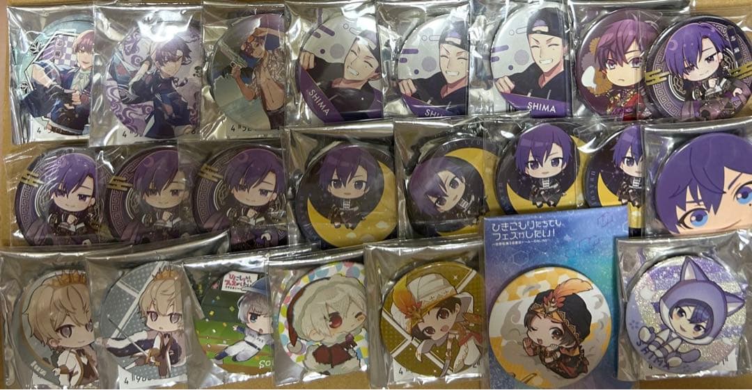 志麻 缶バッジ わたかわ