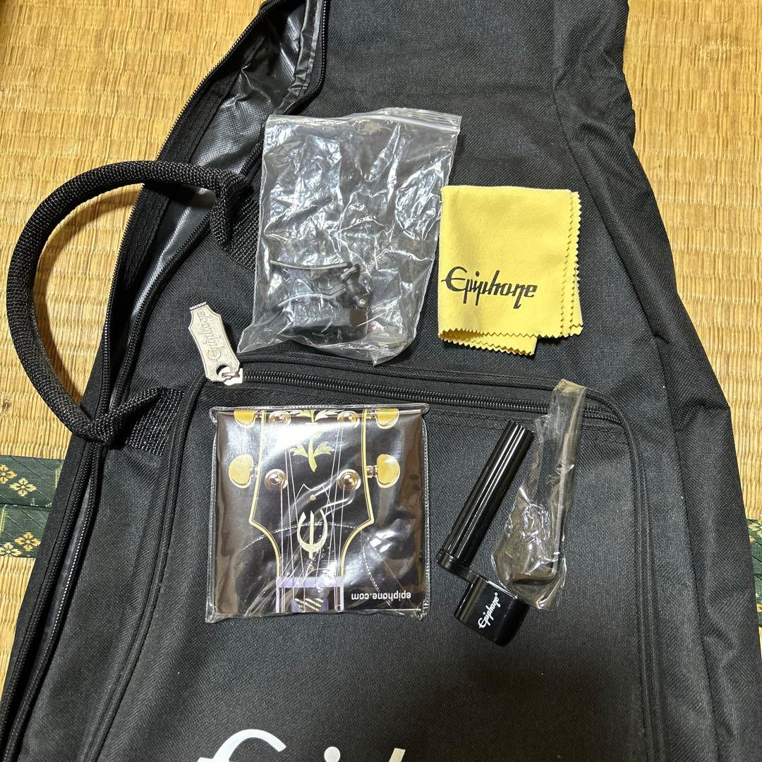 エピフォン レスポール ブラック　アンプ　フルセット