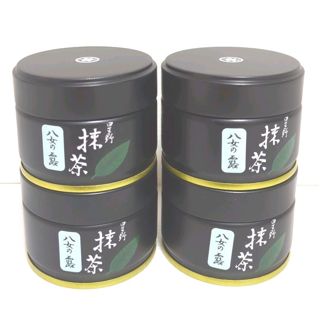 【新品】星野製茶園 星野抹茶 八女の華 1パック　八女の露 4缶 まとめ売り