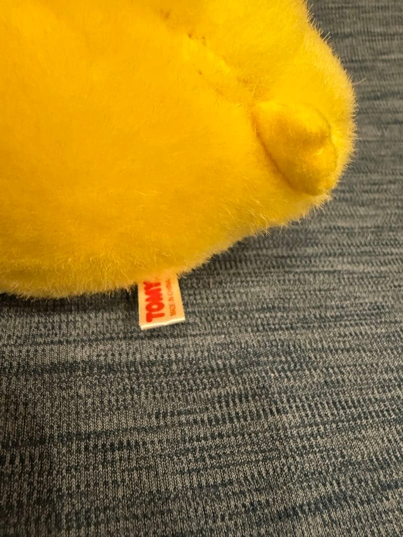 初期 ピカチュウ ぬいぐるみ　にっこり　TOMY トミー　バンザイ