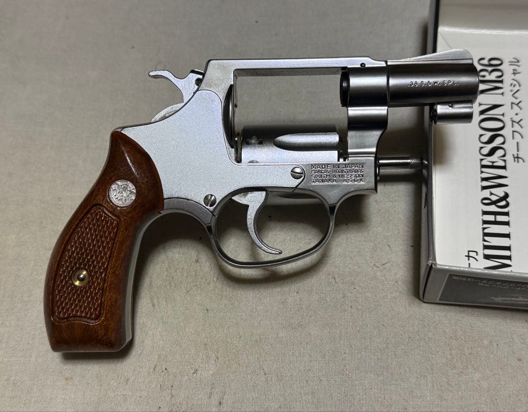 HW樹脂製 タナカ S&W M60 .38spl チーフ2inch 未使用極美品