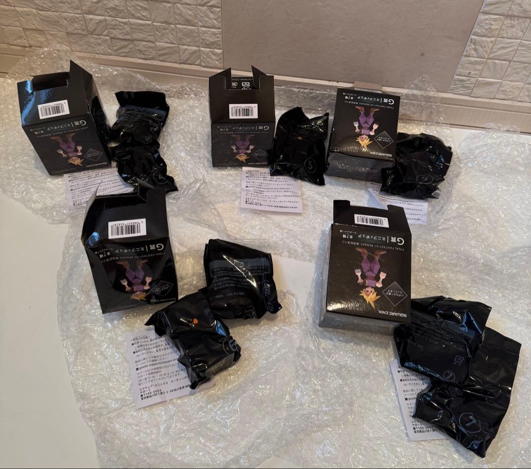 FINAL FANTASY VII REMAKE 発売記念くじG賞フィギュア5個