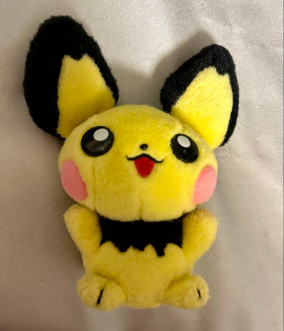 【値下げ中】レア TOMY トミー ポケモン　ぬいぐるみ　ピチュー 初期　レトロ