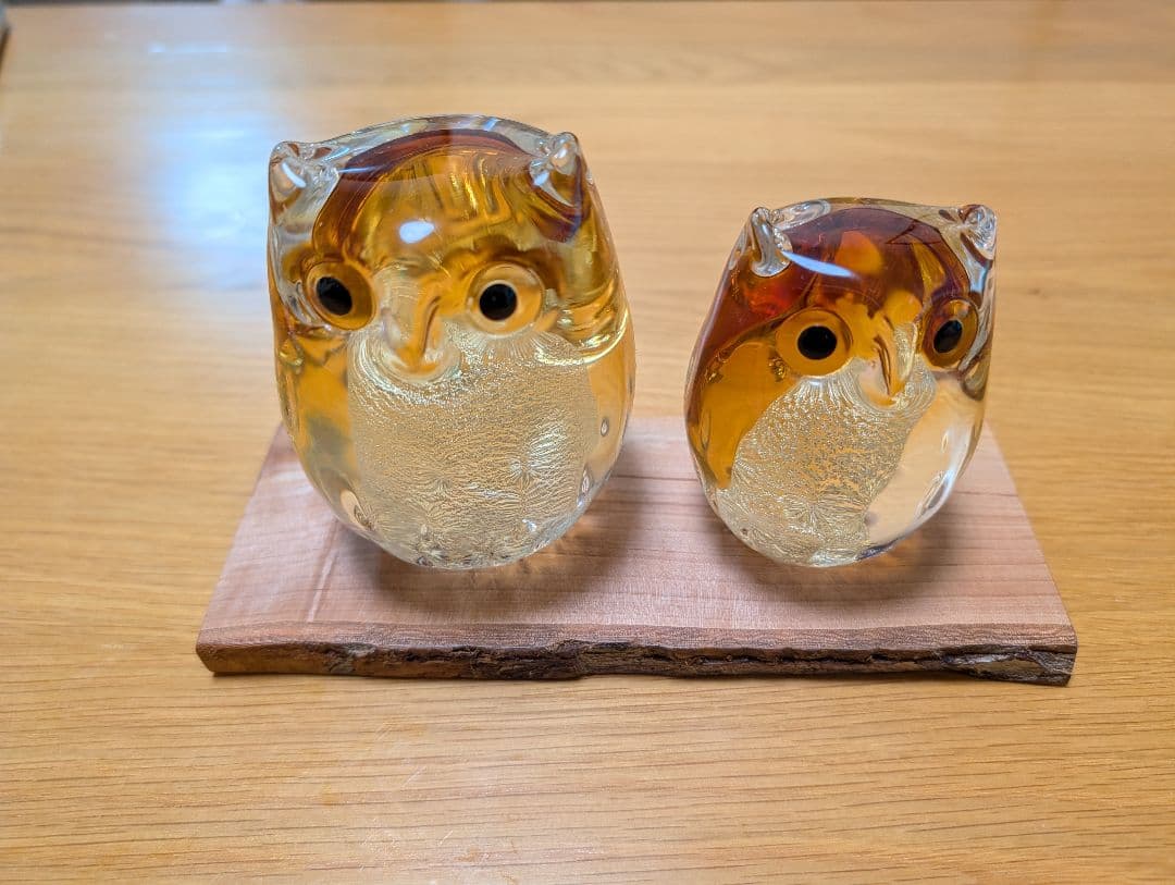 3日間限定セール　フクロウ置物セット