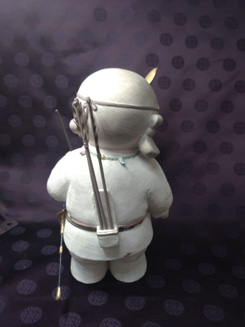 希少・京陶人形「狩人」小田益三作