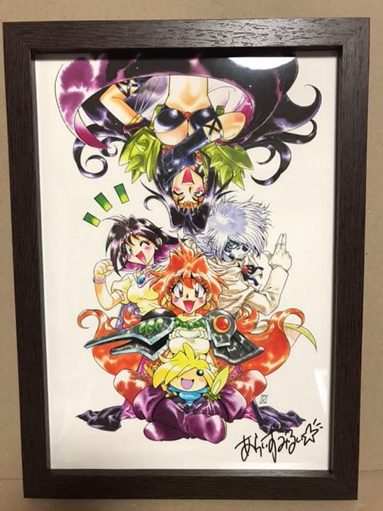 【値下】スレイヤーズ25周年展限定 アートグラフ 専用額付き