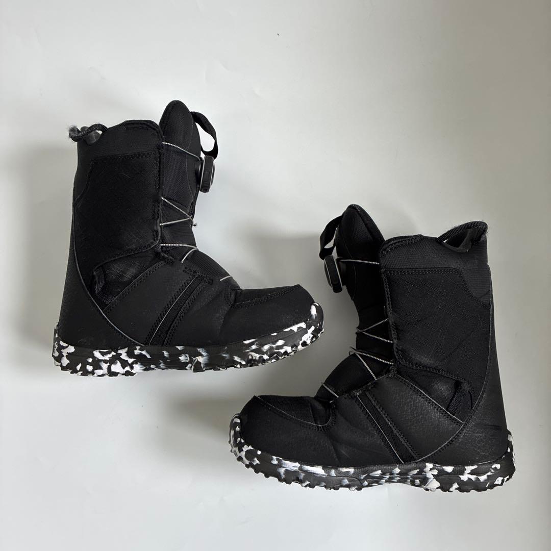 BURTON GROM BOAキッズスノーボードブーツ 子ども用ブラック21cm