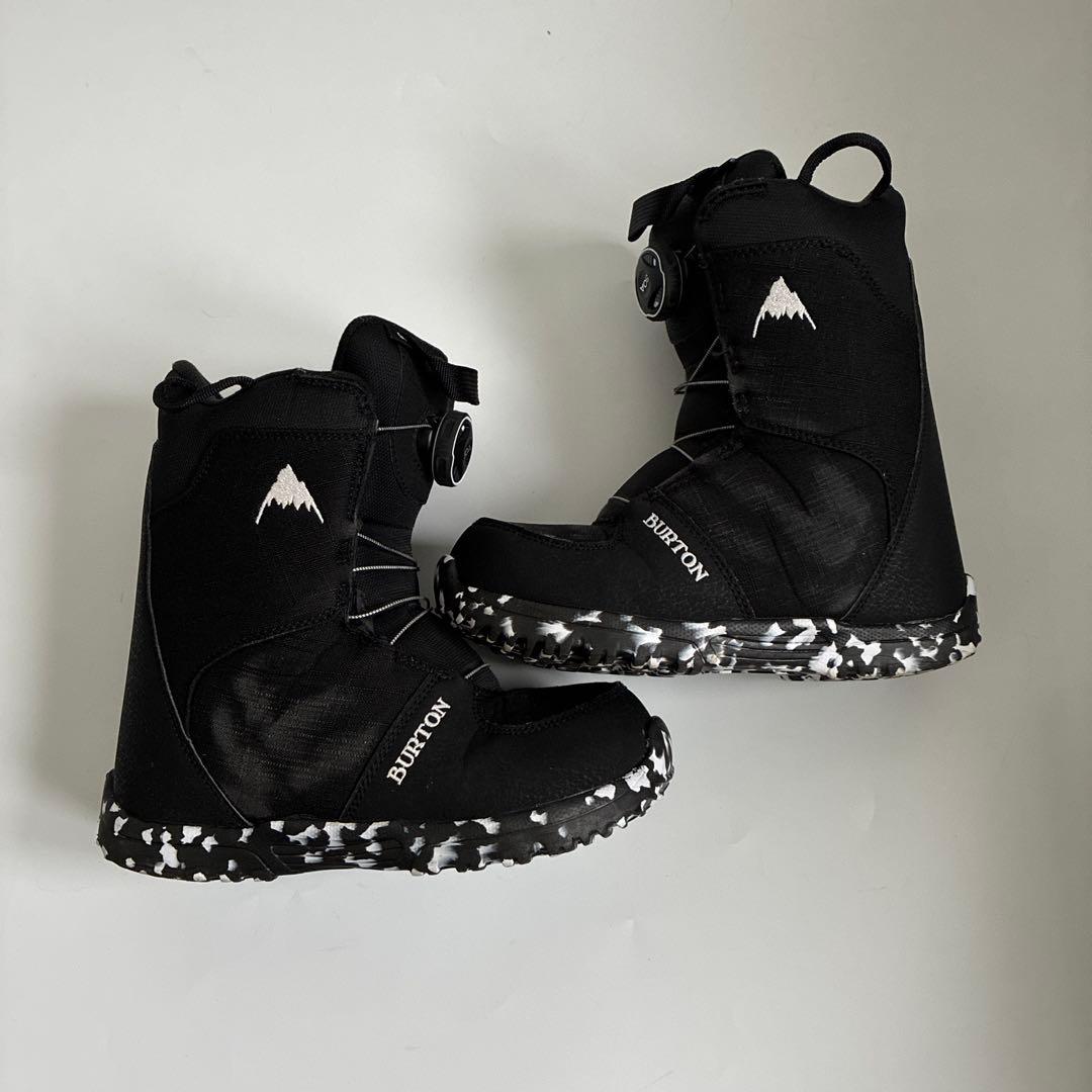 BURTON GROM BOAキッズスノーボードブーツ 子ども用ブラック21cm