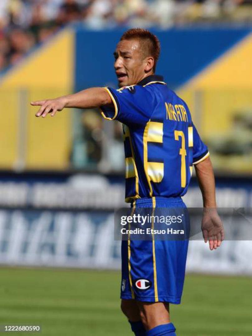 03-04(H) パルマAC ユニフォーム　#7 中田英寿　ユニフォーム　半袖