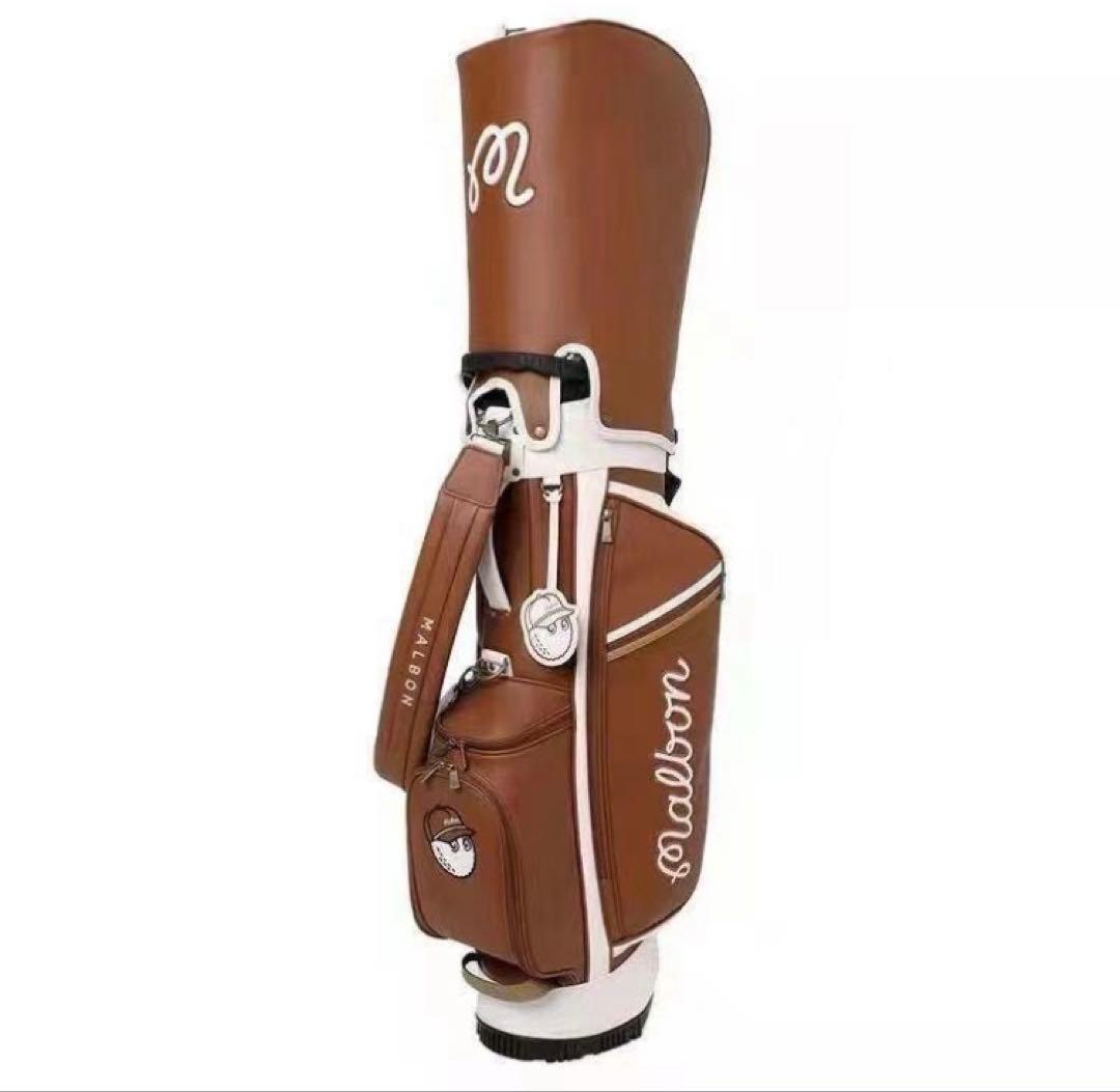 漁師キャディバッグ 帽子袋 ボーケイ キャディバッグ PUレザー