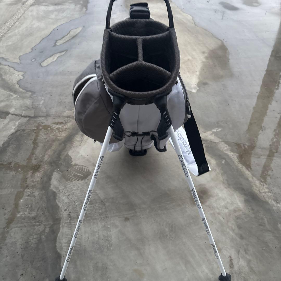 な*お様 BEAMS GOLF キャディバッグ ホワイト Mercedes-Be