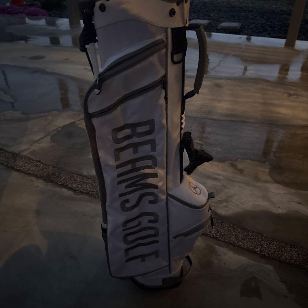 な*お様 BEAMS GOLF キャディバッグ ホワイト Mercedes-Be