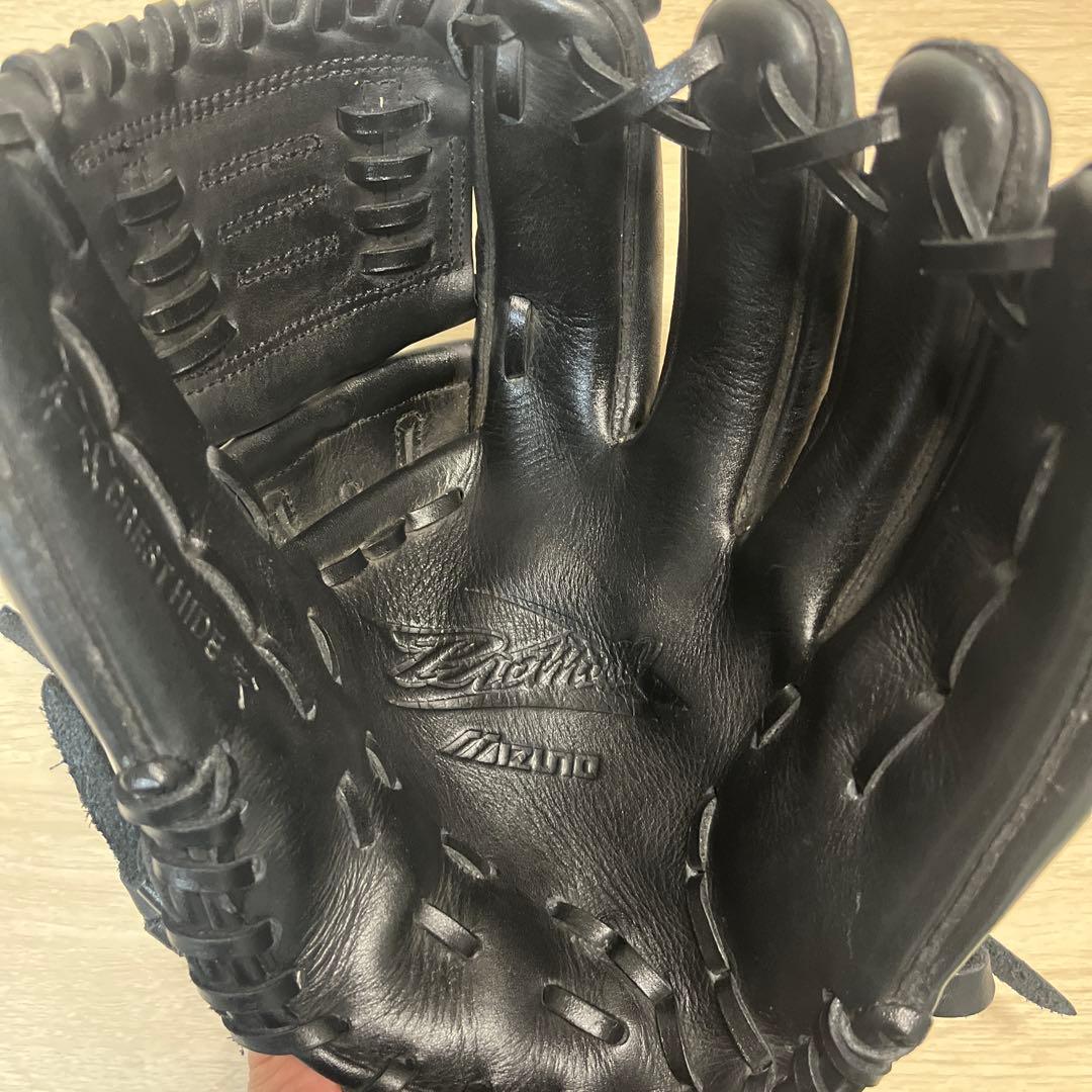 Mizuno プロモデルブラック 軟式グローブ