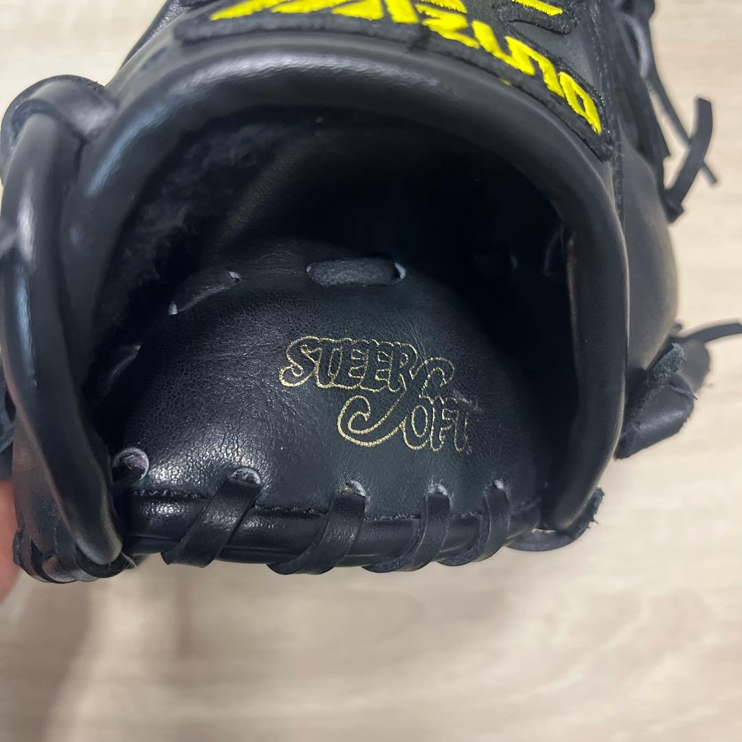 Mizuno プロモデルブラック 軟式グローブ