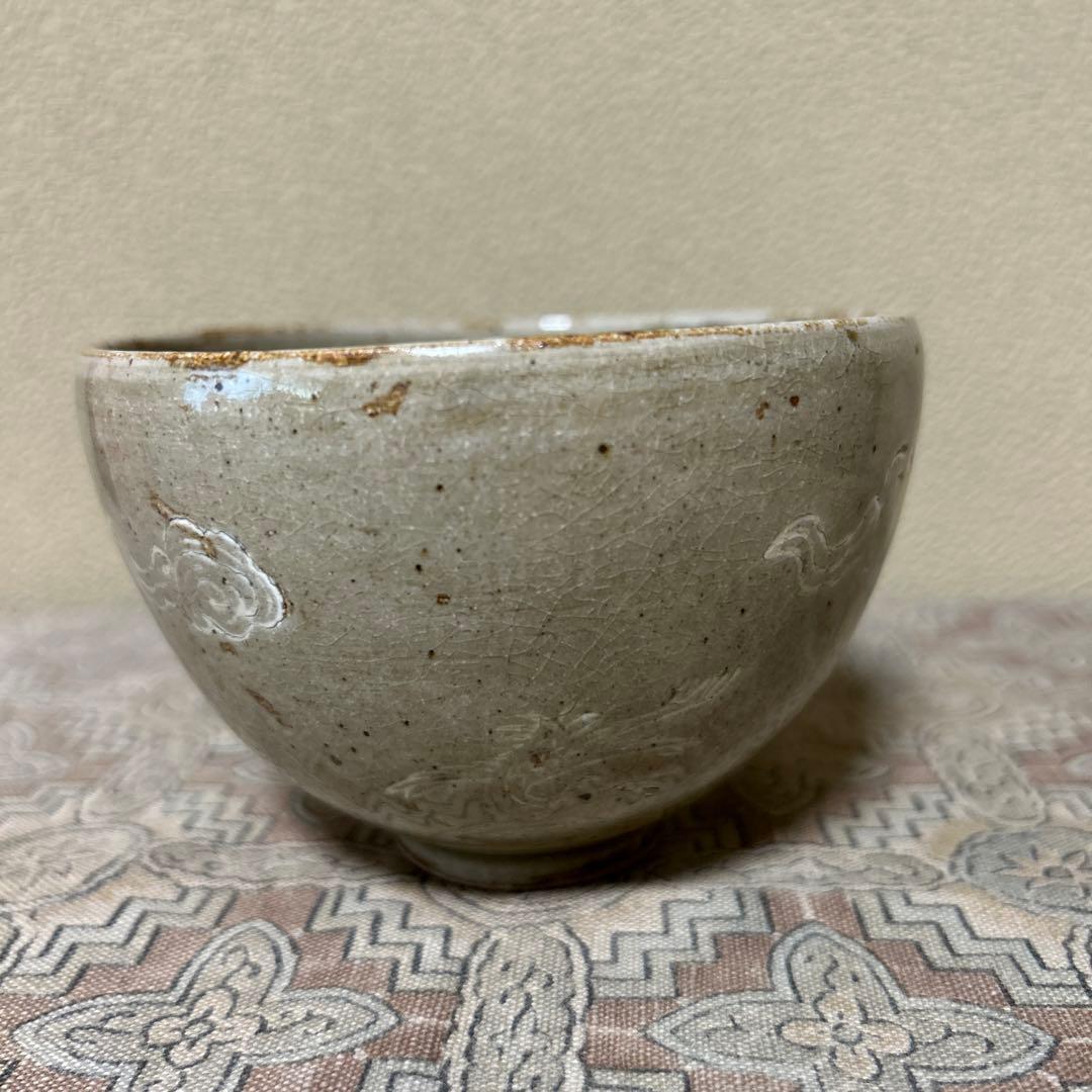 抹茶碗　雲鶴　骨董　茶道具　茶道　アンティーク