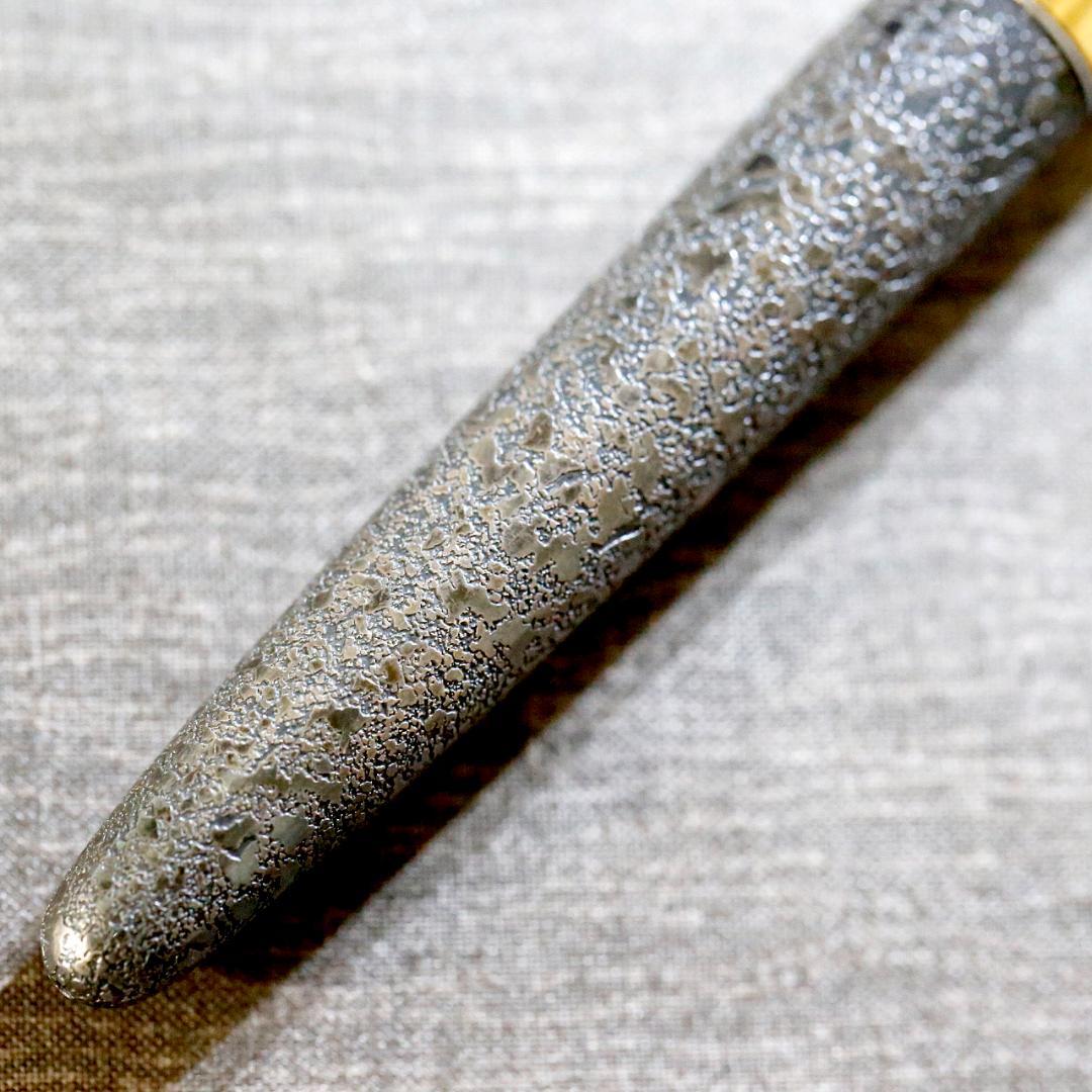 【美品】パイロット 万年筆 シルバーン 燻 いぶし スターリングシルバー