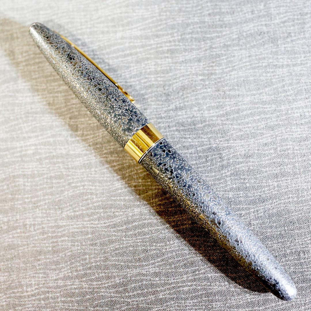 【美品】パイロット 万年筆 シルバーン 燻 いぶし スターリングシルバー