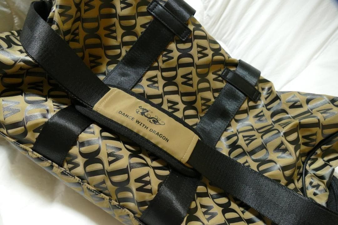 ★新品★ダンスウィズドラゴン★モノグラムプリントボストンバッグ★BE