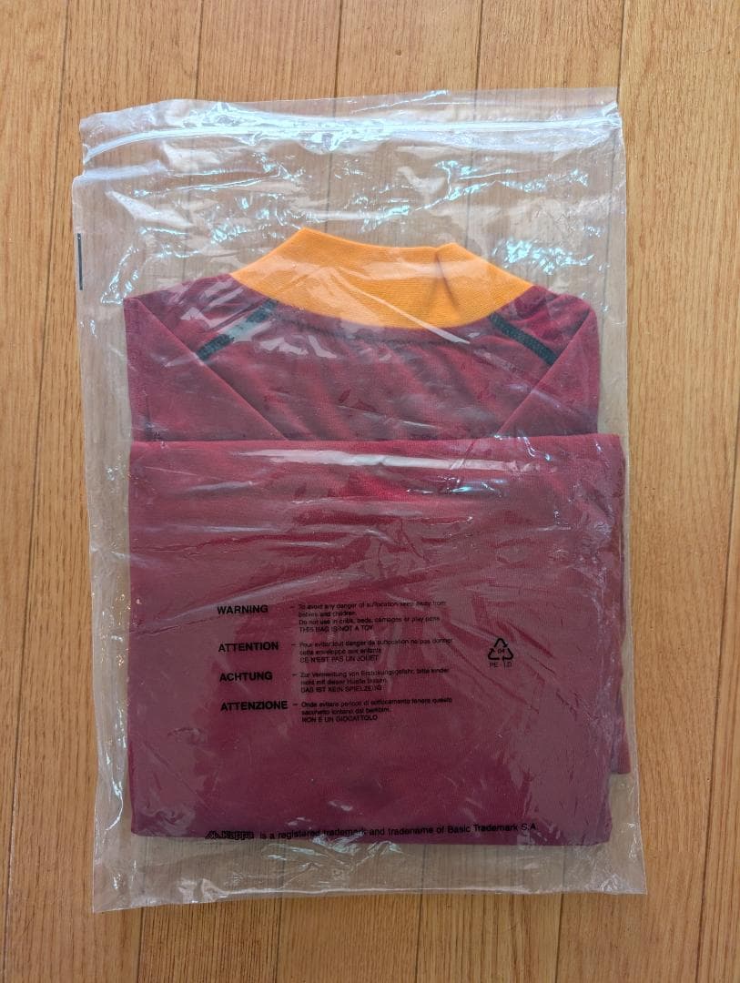 正規品 ローマ 01/02 ユニフォーム M カッパ 未使用 袋入り 完品 希少