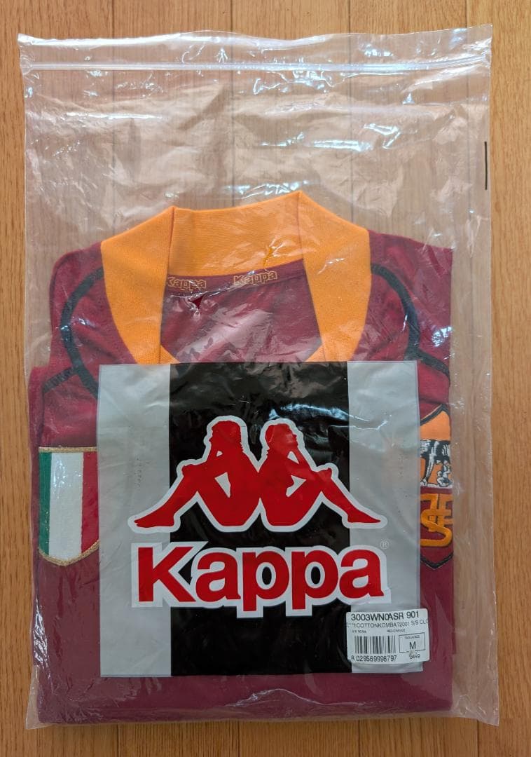 正規品 ローマ 01/02 ユニフォーム M カッパ 未使用 袋入り 完品 希少