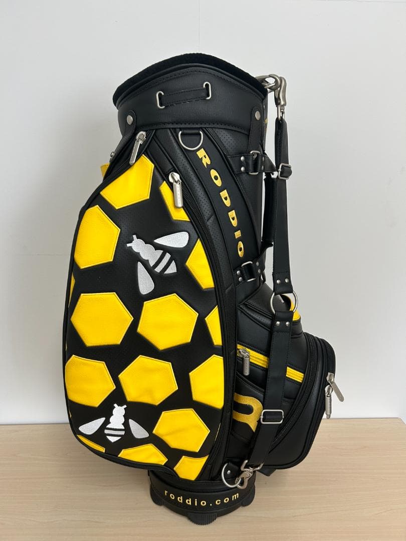 RODDIO ゴルフバッグ ハニカム　ブラック×イエロー　019