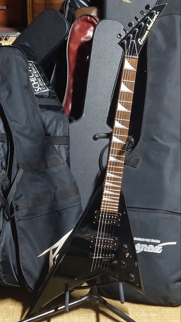 Grover Jackson RandyV 中信楽器 96年 ソフトケース付