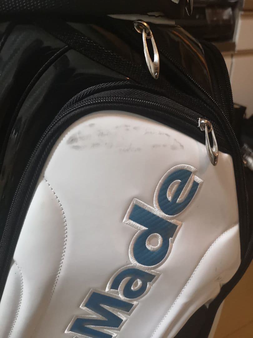 【送料込み変更】TaylorMade キャディバッグ ホワイト・ブラック・ブルー