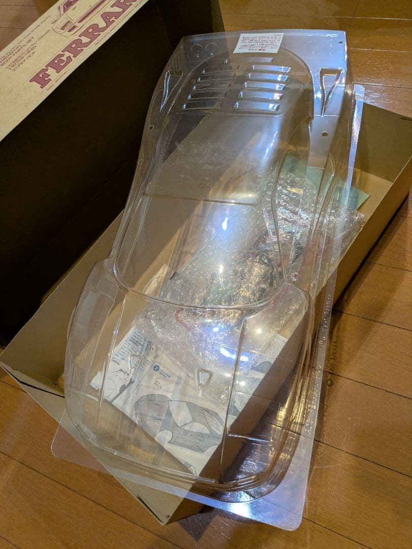 希少　1/10 ラジコンボディ　TAMIYAフェラーリF40　未使用無塗装　箱付