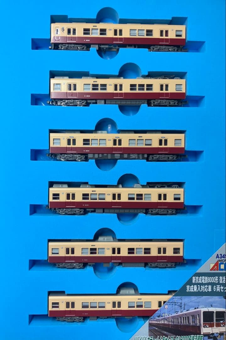 A3492 新京成電鉄8000形 復活塗装 京成乗入対応車 6両セット