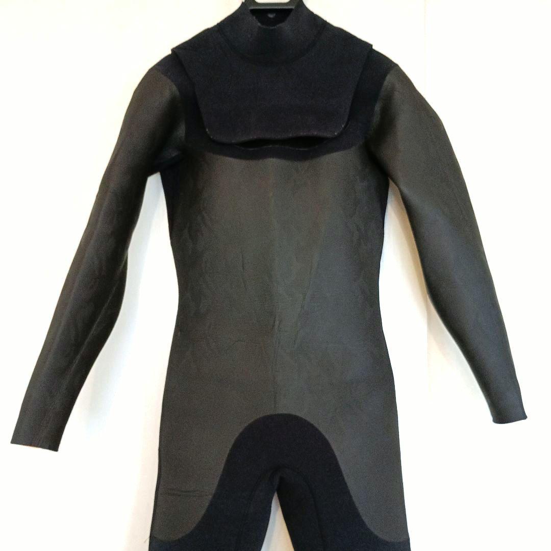 ウェットスーツ、セミドライ 地模様カモ柄、5㎜3㎜ M