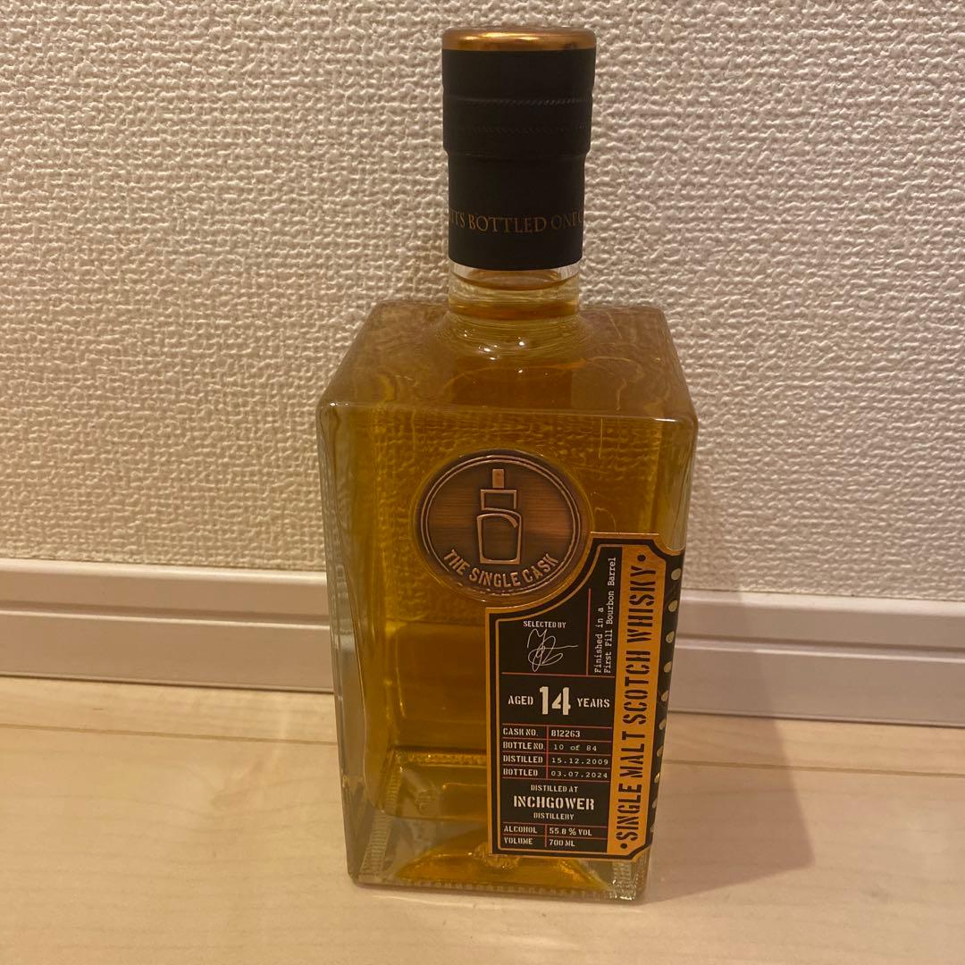 シングルキャスク インチガワー 14年 2009 1stフィル バーボンバレル