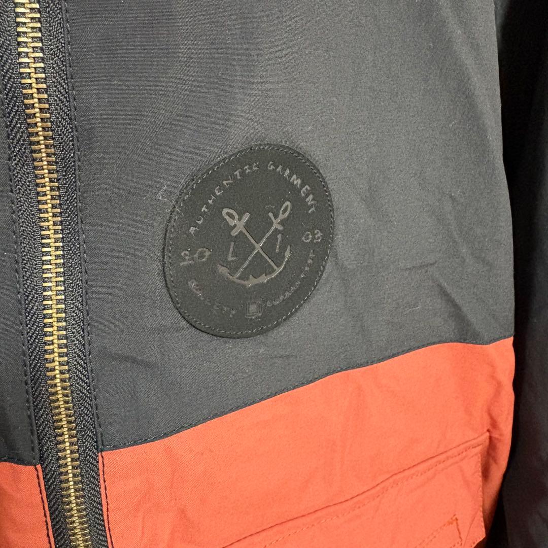 スノーボードウェア ブラック/オレンジ　上下セット