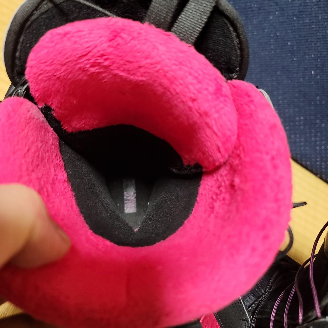 SALOMON スノーボードブーツ ブラック/ピンク23センチ