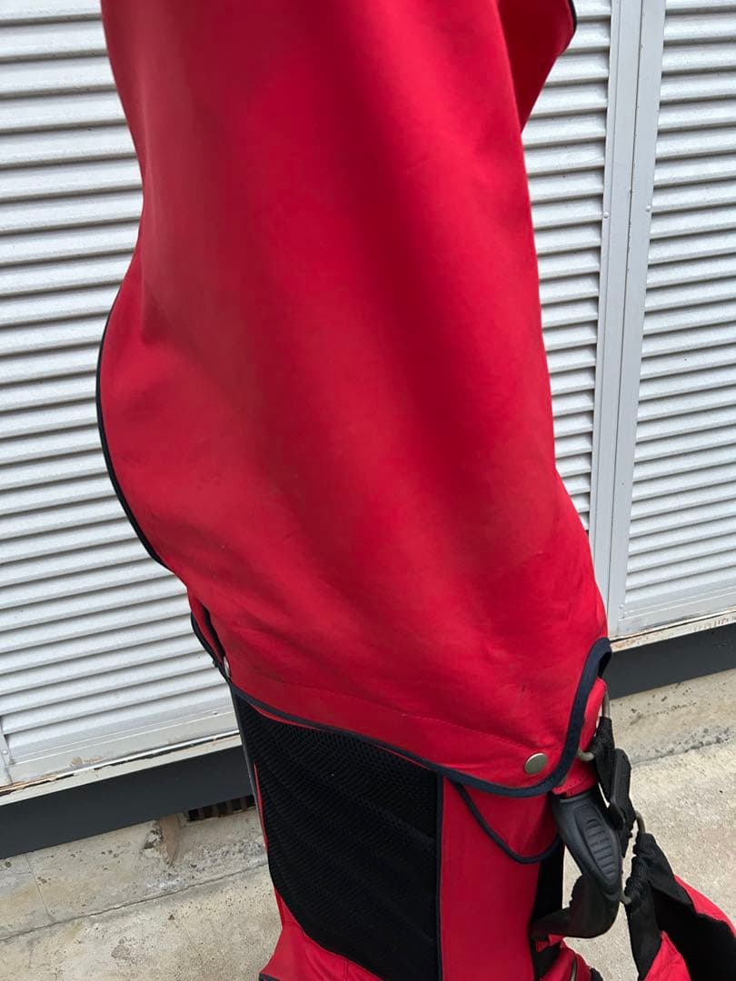 JACK BUNNY レッドキャディバッグ