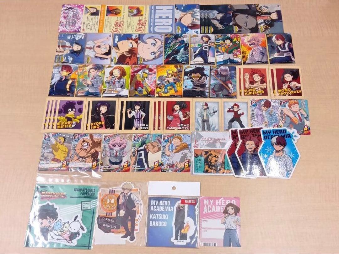 ❶ヒロアカ 色紙 アトコ 紙類 ステッカーなど 大量 まとめ売り