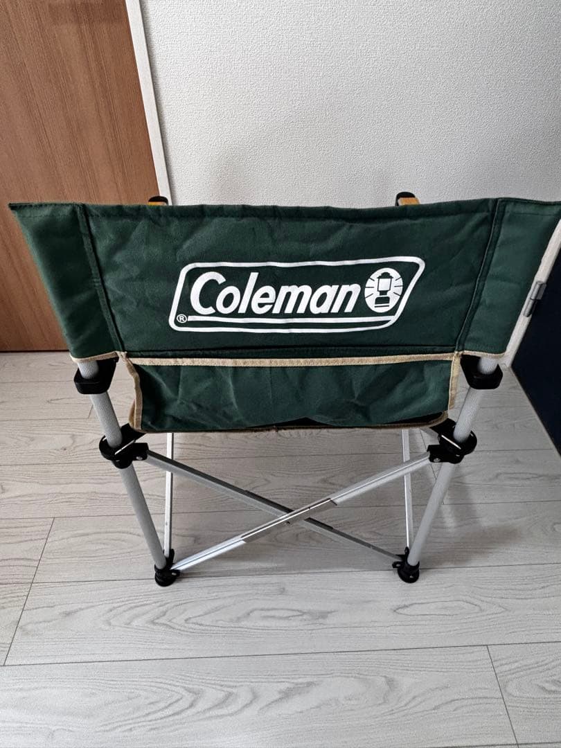 【2個セット】Coleman スリムキャプテンチェア グリーン