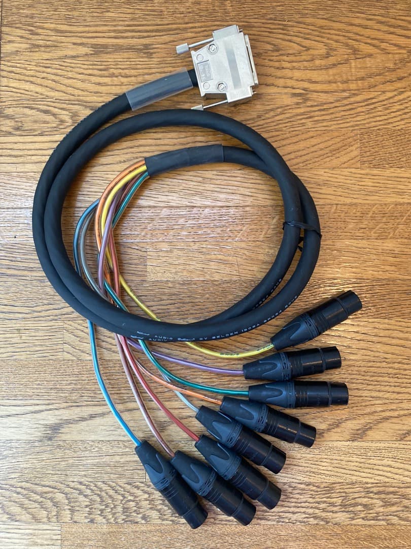 配信機器・PA機器・レコーディング機器 YAMAHA MY8-AD96, BELDEN 1908A