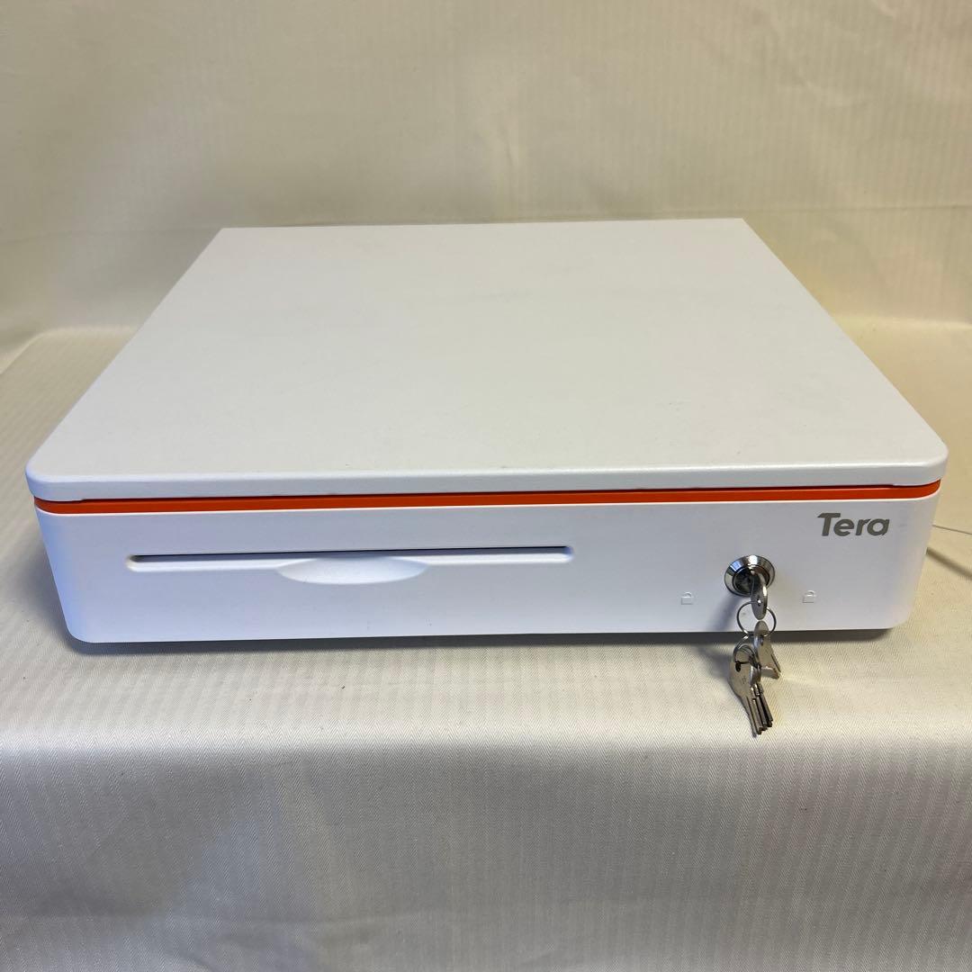 Tera キャッシュボックス 鍵付き ホワイト